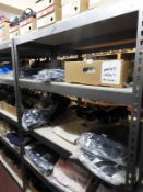 *Bay of Boltless Metal Shelving in Gray Hammered F