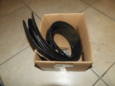 *Box of Five Pepe Black Leather Belts