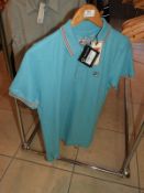 *Filo Whiteline Polo Shirt Size: Small