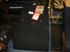 *Wrangler Spencer Slim Fit Black Denim Jeans Size: