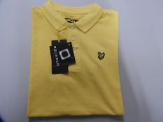 Lyle & Scott Junior Polo Shirt (Yellow) Size: 14-1