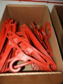 *Box Containing Vintage Levi Plastic Coat Hangers