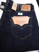 *Levi 501 Denim Jeans Size: 38/34