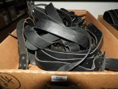 *Twenty Four Black Leather Belts