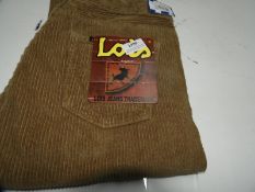 *Lois Dallas Jumbo Cord (Dark Sand) Size: 30/32