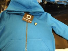 Lyle & Scott Junior Hoodie (Blue) Size: 8-9 Years