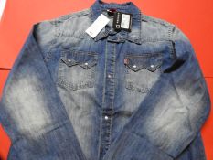Levi Red Tab Boys Denim Shirt Size: 16 Years