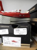 *Pair of Red Converse Shoes Size: 41.5