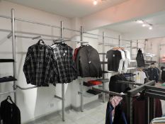 *Brushed Aluminium & Frosted Glass Shop Display Un