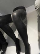 *Pair of Wall Mounted Display Legs with Brushed St