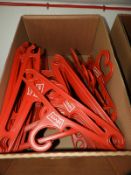*Box Containing Vintage Levi Plastic Coat Hangers