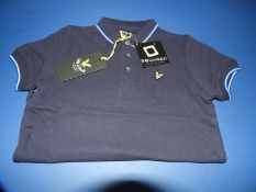 Lyle & Scott Junior Polo Shirt (Navy Blue) Size: 1