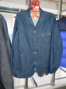*Levi Tailored Gents Denim Jacket Size: Large
