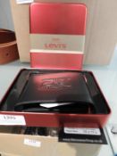 *Levi Black Leather Wallet