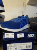 *Pair of A6 Asics Classic Blue Running Trainers Si