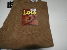 *Lois Dallas Jumbo Cord (Dark Sand) Size: 33/30