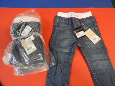 Three Pairs of Levi Jeans Sizes: 1x 6 Months & 2x