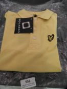 Lyle & Scott Junior Polo Shirt (Yellow)