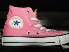 Pair of Converse Shoes (as per photograph) Size: 3