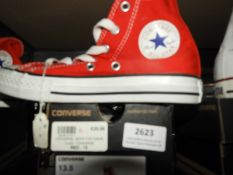 Pair of Converse Shoes (as per photograph) Size: 3