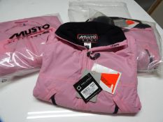 Three Musto Performance Girls Jackets (Pink)