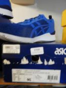 *Pair of A6 Asics Classic Blue Running Trainers Si