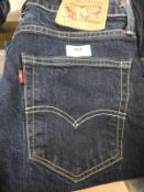 *Levi 512 Blue Denim Jeans Size: 30/30