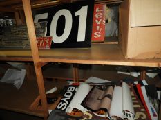 *Assorted Levi Posters and Promotional Signs