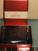 *Levi Black Leather Wallet