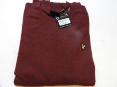 *Lyle & Scott Knitted Pullover Size: XL