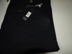 *Lois Chino Style Trousers (Blue) Size: 34/34