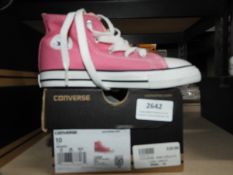 Pair of Converse Shoes (as per photograph) Size: 2