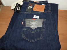 *Levi 501 Denim Jeans Size: 34/30
