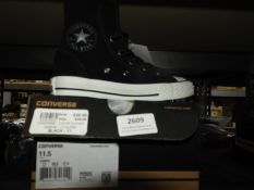 Pair of Converse Shoes (as per photograph) Size: 2