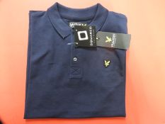 Lyle & Scott Junior Polo Shirt (Blue) Size: 12-13