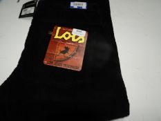 *Lois Dallas Jumbo Cord (Black) Size: 32/34