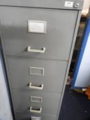 Four Drawer Foolscap Filing Cabinet (Grey)