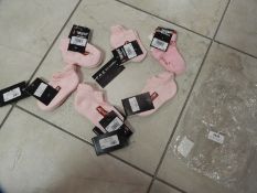 Six Pairs of Pink Levi Baby Socks