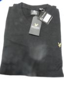 *Lyle & Scott Black Knitted Jumper Size: XL