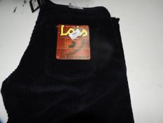 *Lois Dallas Jumbo Cords (Navy Blue) Size: 36/34