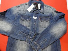 Levi Red Tab Boys Denim Shirt Size: 16 Years