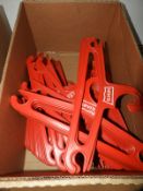 *Box Containing Vintage Levi Plastic Coat Hangers
