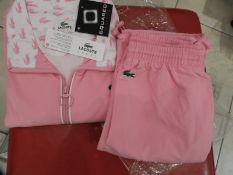 Lacoste Girls Tracksuit Size: 4 Years