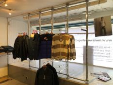 *Tubular Shop Display System with Spur Polished Ch