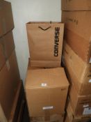 *Box of Converse and a Box of Bench Bags