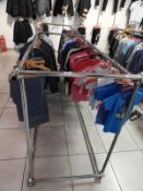 *Polished Chrome Tube & Clip Garment Display Syste