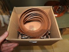 *Box of Five Pepe Leather Belts