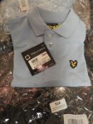 Lyle & Scott Junior Polo Shirt (Pale Blue) Size: 5