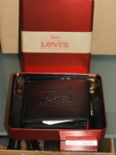 *Levi Black Leather Wallet