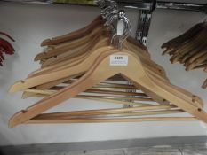 *Twenty Six Wood Coat Hangers